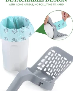 Furendo Haustierzubehör|Reinigungswerkzeuge Für Haustiere-Tragbare Streuschaufel für Haustiere – leicht zu reinigendes Werkzeug für Katzen und Hunde