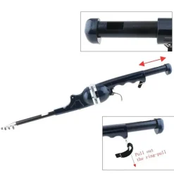 The Outdoor Vault Camping Im Freien|Outdoor & Garten-Tragbare Teleskop-Angelrute - Klappbare Angelausrüstung