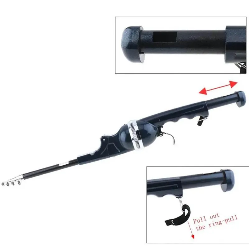 The Outdoor Vault Camping Im Freien|Outdoor & Garten-Tragbare Teleskop-Angelrute - Klappbare Angelausrüstung