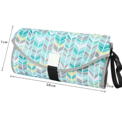 Kinder The Decor Haven Kinderwagen & Zubehör-Tragbare wasserdichte Wickelunterlage - 3-in-1-Babymatte