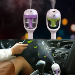 The Relaxation Nook Autozubehör|Automobilindustrie-Tragbarer Auto-Luftbefeuchter – Mini-Luftbefeuchter mit mehreren Farboptionen