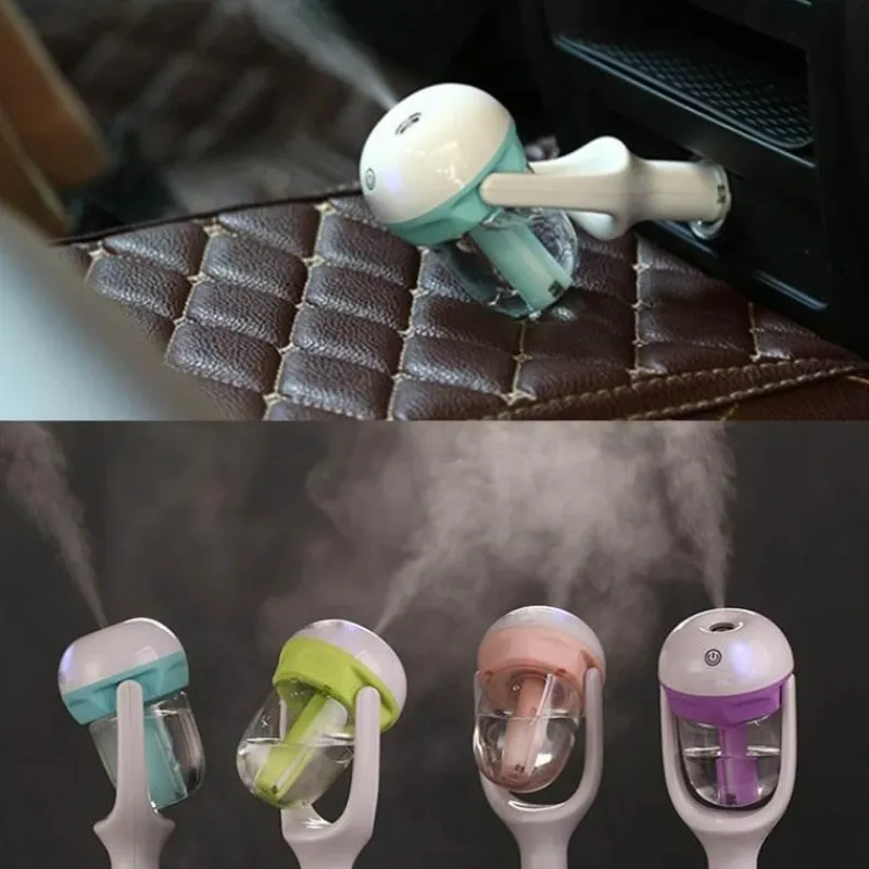 The Relaxation Nook Autozubehör|Automobilindustrie-Tragbarer Auto-Luftbefeuchter – Mini-Luftbefeuchter mit mehreren Farboptionen