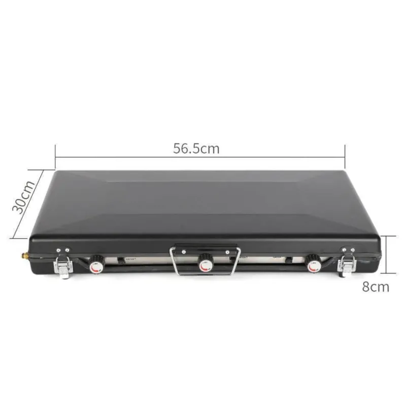 Adventure Basecamp Camping Im Freien|Küche & Esszimmer-Tragbarer 2-Brenner-Grill – Kompakte Kochlösung für draußen