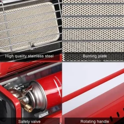 The Outdoor Vault Camping-Werkzeuge|Heimwerkzeuge-Tragbarer Camping-Gaskocher – Kompakter Outdoor-Kochherd