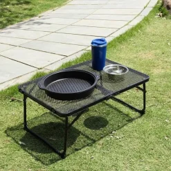 Trail Tech Camping-Werkzeuge|Outdoor-Artikel-Tragbarer Camping-Grilltisch – Leicht zu transportierende Outdoor-Kochstation