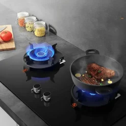 Comfort u0026 Style Küche & Esszimmer-Tragbarer Doppelgasherd - Anhebbarer Kochbereich