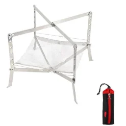 The Outdoor Vault Camping-Werkzeuge|Heimwerkzeuge-Tragbarer Edelstahl-Feuerrost - Mini-Flammengrill