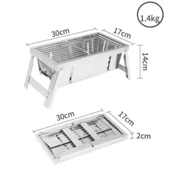 Trail u0026 Beyond Camping-Werkzeuge|Camping Im Freien-Tragbarer Edelstahlgrill - Faltbarer Campingkocher