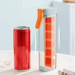 The Culinary Kit Küche & Esszimmer-Tragbarer Eisbereiter - Kompakte 6-Würfel-Eismaschine