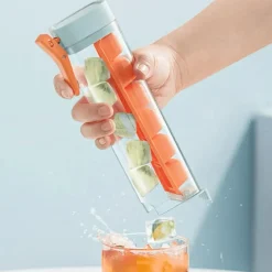 The Culinary Kit Küche & Esszimmer-Tragbarer Eisbereiter - Kompakte 6-Würfel-Eismaschine