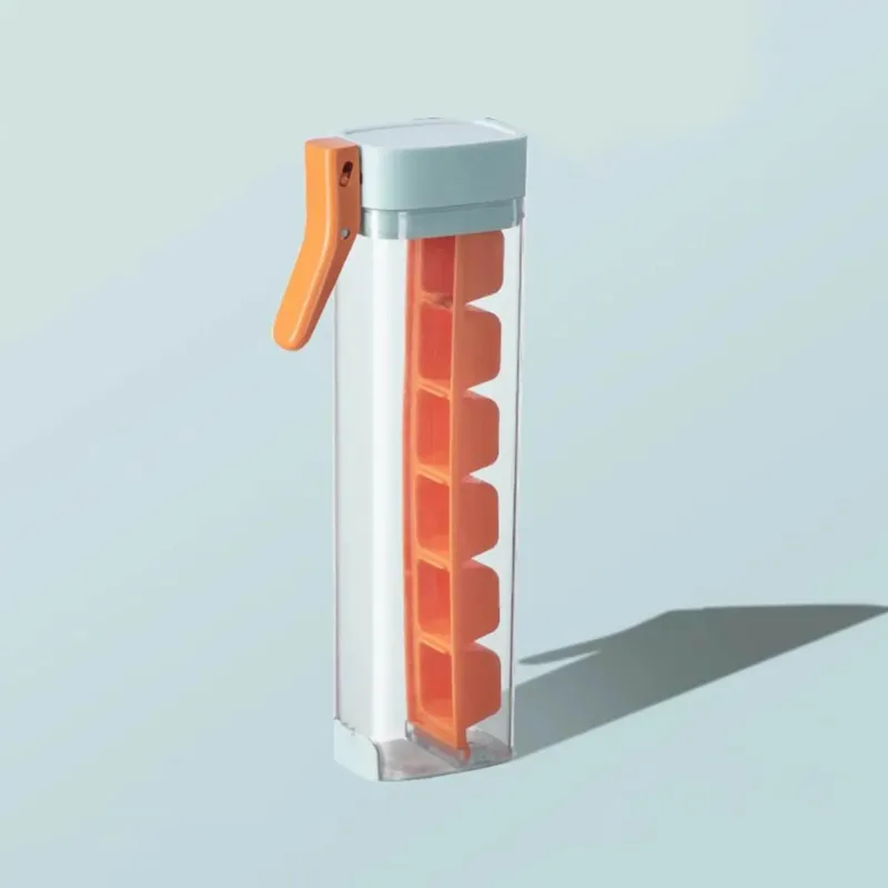 The Culinary Kit Küche & Esszimmer-Tragbarer Eisbereiter - Kompakte 6-Würfel-Eismaschine