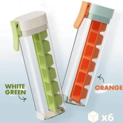 The Culinary Kit Küche & Esszimmer-Tragbarer Eisbereiter - Kompakte 6-Würfel-Eismaschine