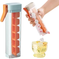 The Culinary Kit Küche & Esszimmer-Tragbarer Eisbereiter - Kompakte 6-Würfel-Eismaschine