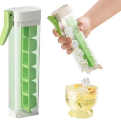 The Culinary Kit Küche & Esszimmer-Tragbarer Eisbereiter - Kompakte 6-Würfel-Eismaschine