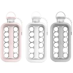 The Cozy Mug Küche & Esszimmer-Tragbarer Eiswürfelbereiter mit Deckel – perfekt für Veranstaltungen im Freien