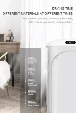 Tranquil Waters Gadgets Für Zuhause|Badezimmer-Tragbarer elektrischer Dampftrockner - Faltbare Bügelmaschine