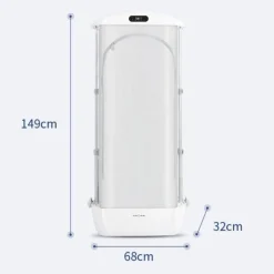 Tranquil Waters Gadgets Für Zuhause|Badezimmer-Tragbarer elektrischer Dampftrockner - Faltbare Bügelmaschine