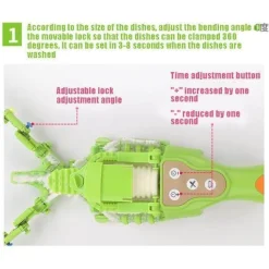The Culinary Kit Küche & Esszimmer-Tragbarer elektrischer Geschirrspüler – Automatischer Handgeschirrreiniger