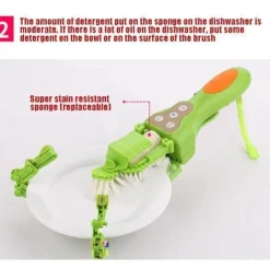 The Culinary Kit Küche & Esszimmer-Tragbarer elektrischer Geschirrspüler – Automatischer Handgeschirrreiniger