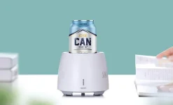 The Decor Haven Küche & Esszimmer-Tragbarer elektrischer Kühlbecher – Getränkebehälter zum sofortigen Kühlen