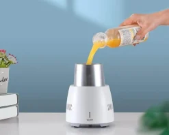 The Decor Haven Küche & Esszimmer-Tragbarer elektrischer Kühlbecher – Getränkebehälter zum sofortigen Kühlen