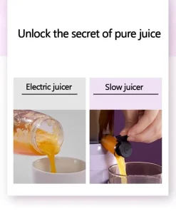 The Culinary Kit Küche & Esszimmer-Tragbarer elektrischer Mixer mit Kaltpressung