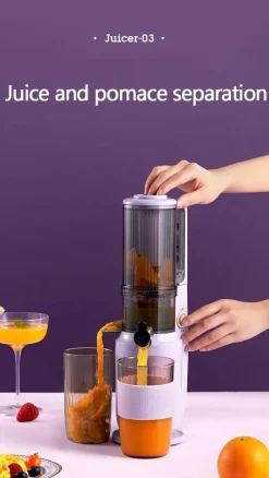 The Culinary Kit Küche & Esszimmer-Tragbarer elektrischer Mixer mit Kaltpressung