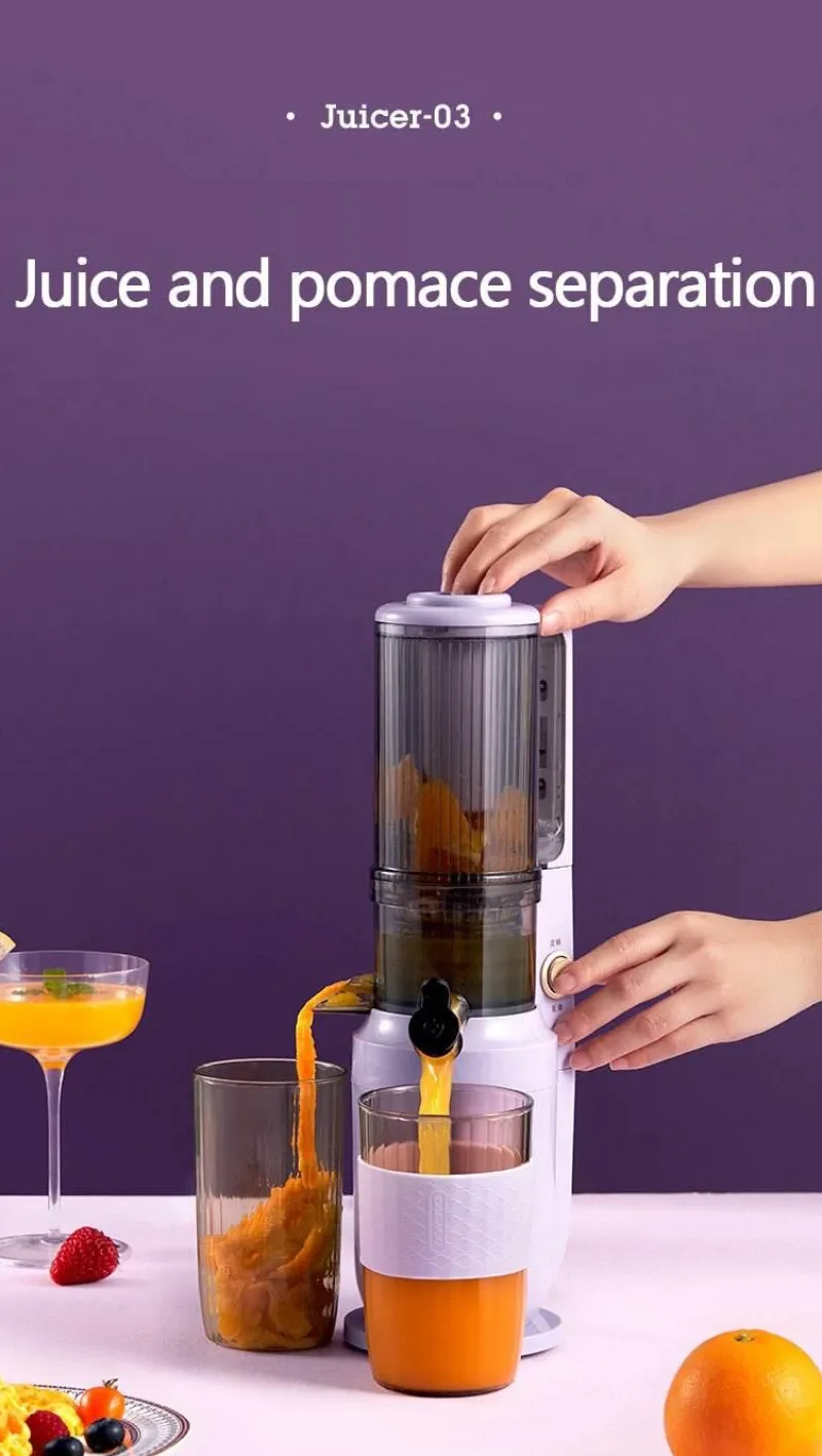 The Culinary Kit Küche & Esszimmer-Tragbarer elektrischer Mixer mit Kaltpressung