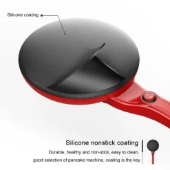 The Decor Haven Küche & Esszimmer-Tragbarer elektrischer Pfannkuchenmacher – Crêpe-Maschine für die Hausmannskost