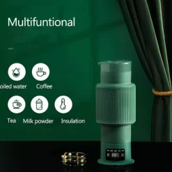 The Cozy Mug Küche & Esszimmer-Tragbarer elektrischer Reisewasserkocher - Faltbare Teekanne