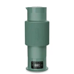 The Cozy Mug Küche & Esszimmer-Tragbarer elektrischer Reisewasserkocher - Faltbare Teekanne