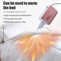 Comfort u0026 Style Gadgets Für Zuhause-Tragbarer elektrischer Ventilator – rotierender Trockner für den Heimgebrauch