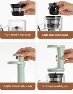 The Culinary Kit Küche & Esszimmer-Tragbarer Entsafter – Schneller und einfacher Saftmacher