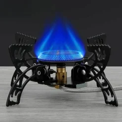 Cozy Living Camping-Werkzeuge|Camping Im Freien-Tragbarer, faltbarer Gaskocher – Outdoor-Klauenbrenner