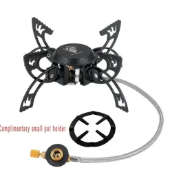 Cozy Living Camping-Werkzeuge|Camping Im Freien-Tragbarer, faltbarer Gaskocher – Outdoor-Klauenbrenner