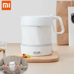 The Decor Haven Küche & Esszimmer-Tragbarer, faltbarer Wasserkocher – Reisekessel für heißes Wasser