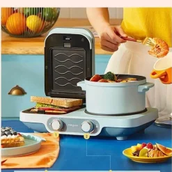 The Decor Haven Küche & Esszimmer-Tragbarer Frühstückszubereiter – Multifunktionales Küchengerät