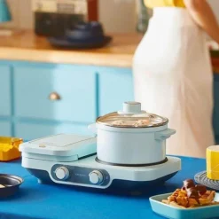 The Decor Haven Küche & Esszimmer-Tragbarer Frühstückszubereiter – Multifunktionales Küchengerät