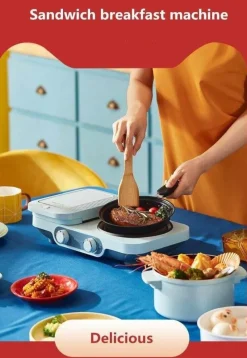 The Decor Haven Küche & Esszimmer-Tragbarer Frühstückszubereiter – Multifunktionales Küchengerät