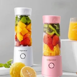 The Decor Haven Camping-Werkzeuge|Camping Im Freien-Tragbarer Fruchtsaft-Mixer Mini Helper