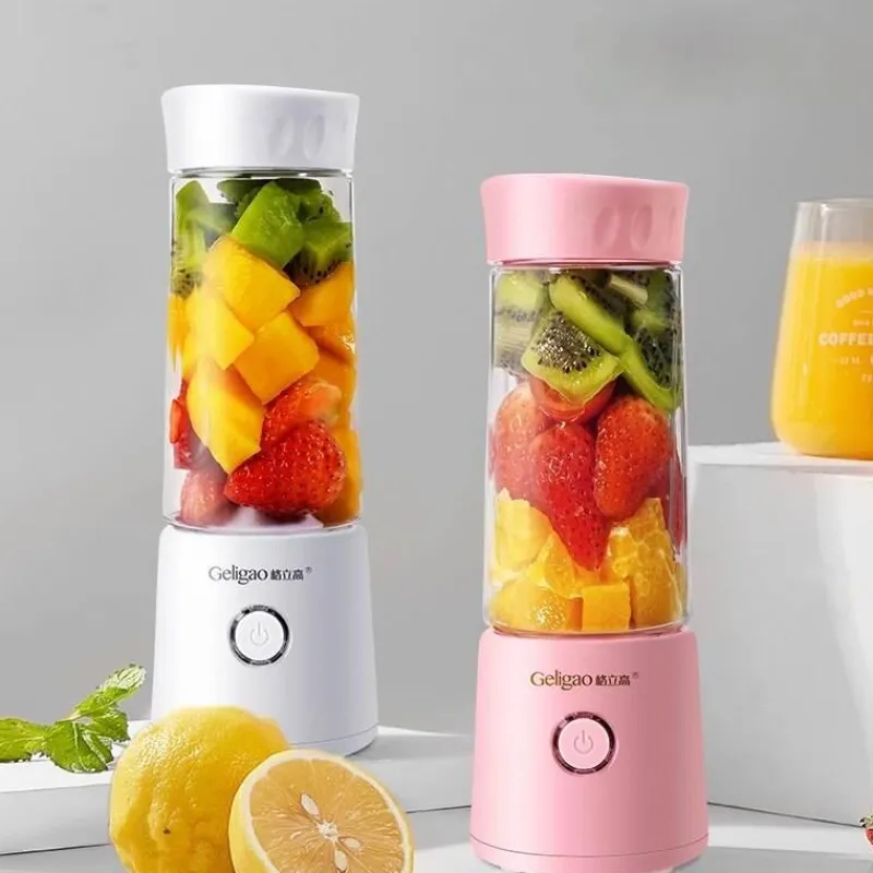 The Decor Haven Camping-Werkzeuge|Camping Im Freien-Tragbarer Fruchtsaft-Mixer Mini Helper