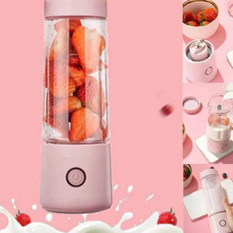 The Decor Haven Camping-Werkzeuge|Camping Im Freien-Tragbarer Fruchtsaft-Mixer Mini Helper