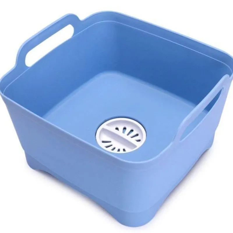 The Culinary Kit Küche & Esszimmer-Tragbarer Gemüsewascher mit Abtropfkorb