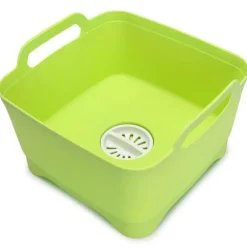 The Culinary Kit Küche & Esszimmer-Tragbarer Gemüsewascher mit Abtropfkorb