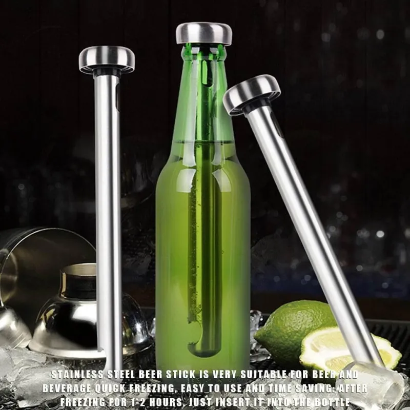 The Culinary Kit Küche & Esszimmer-Tragbarer Getränkekühler aus Edelstahl – isolierter Getränkekühler