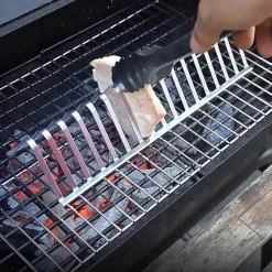 Tom Küche & Esszimmer-Tragbarer Grillrost aus Edelstahl für Picknicks und Camping im Freien