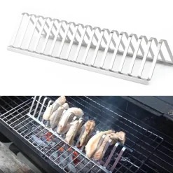 Tom Küche & Esszimmer-Tragbarer Grillrost aus Edelstahl für Picknicks und Camping im Freien