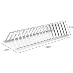 Tom Küche & Esszimmer-Tragbarer Grillrost aus Edelstahl für Picknicks und Camping im Freien