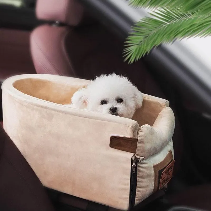 Furendo Autozubehör|Automobilindustrie-Tragbarer Haustierträger - Reisetasche mit gemütlichem Bett