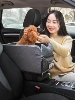 Furendo Autozubehör|Automobilindustrie-Tragbarer Haustierträger - Reisetasche mit gemütlichem Bett